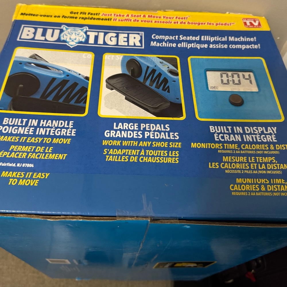 BluTiger Compact Seated Elliptical Machine - Picture 5 of 9